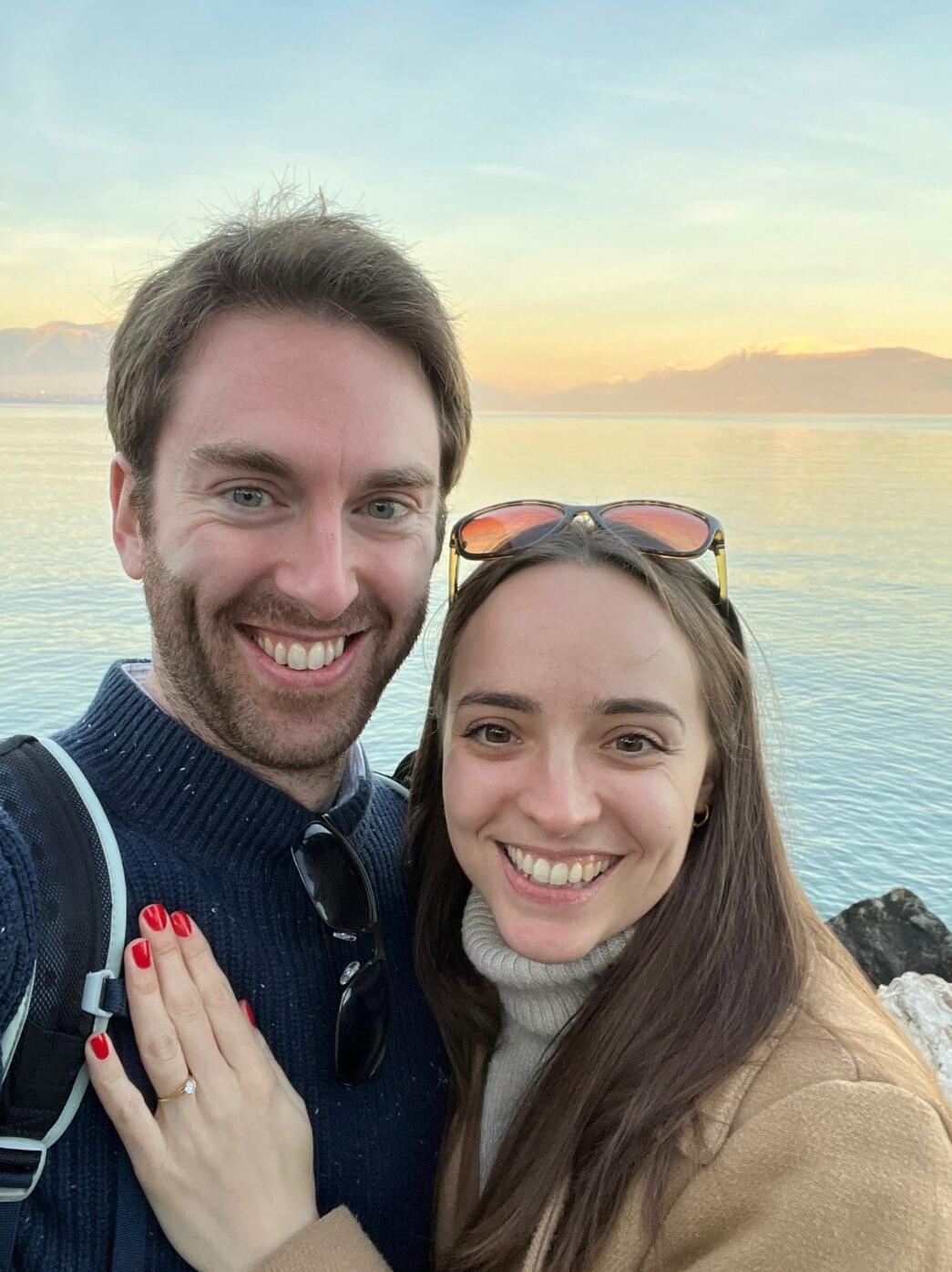 Getting engaged in Lake Garda!
