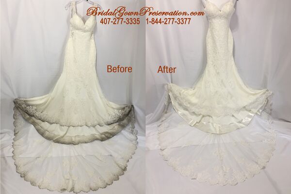 preserving wedding dress near me