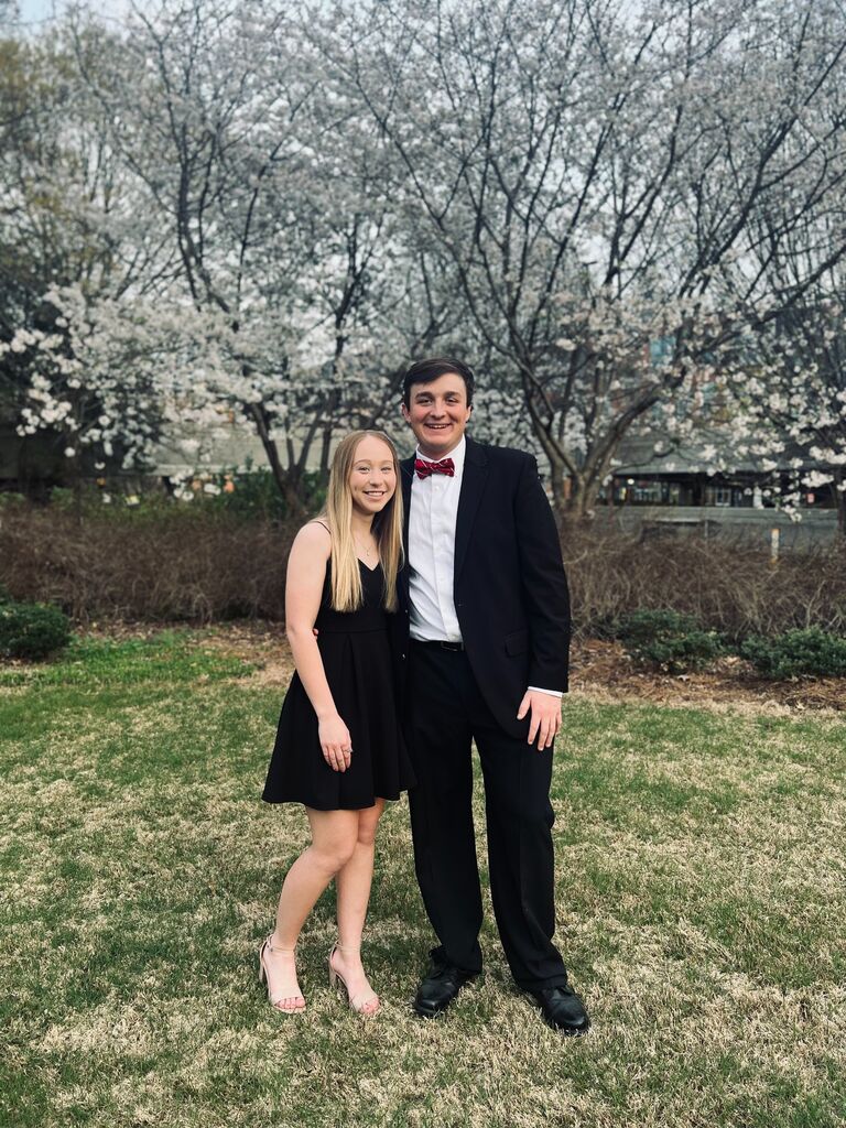 Caleb and I met when he came down to Pensacola to visit a mutual friend in early February. Two weeks later he came down again and invited me to come to his BCM formal at Georgia Tech. It was great weekend of getting to know each other and hanging out with friends. 