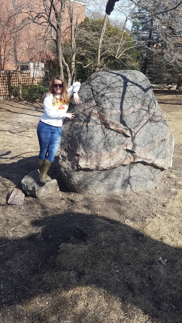 Wyatt helped Amber with her geology homework at Iowa State