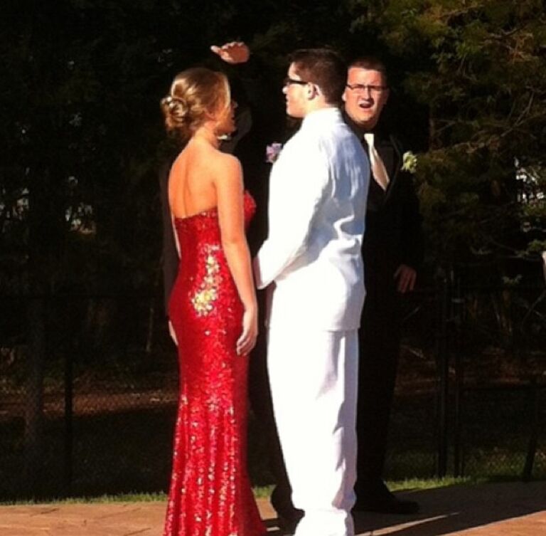 "i am taller than you with these heels on"
we are not prom dates but we still match anyway