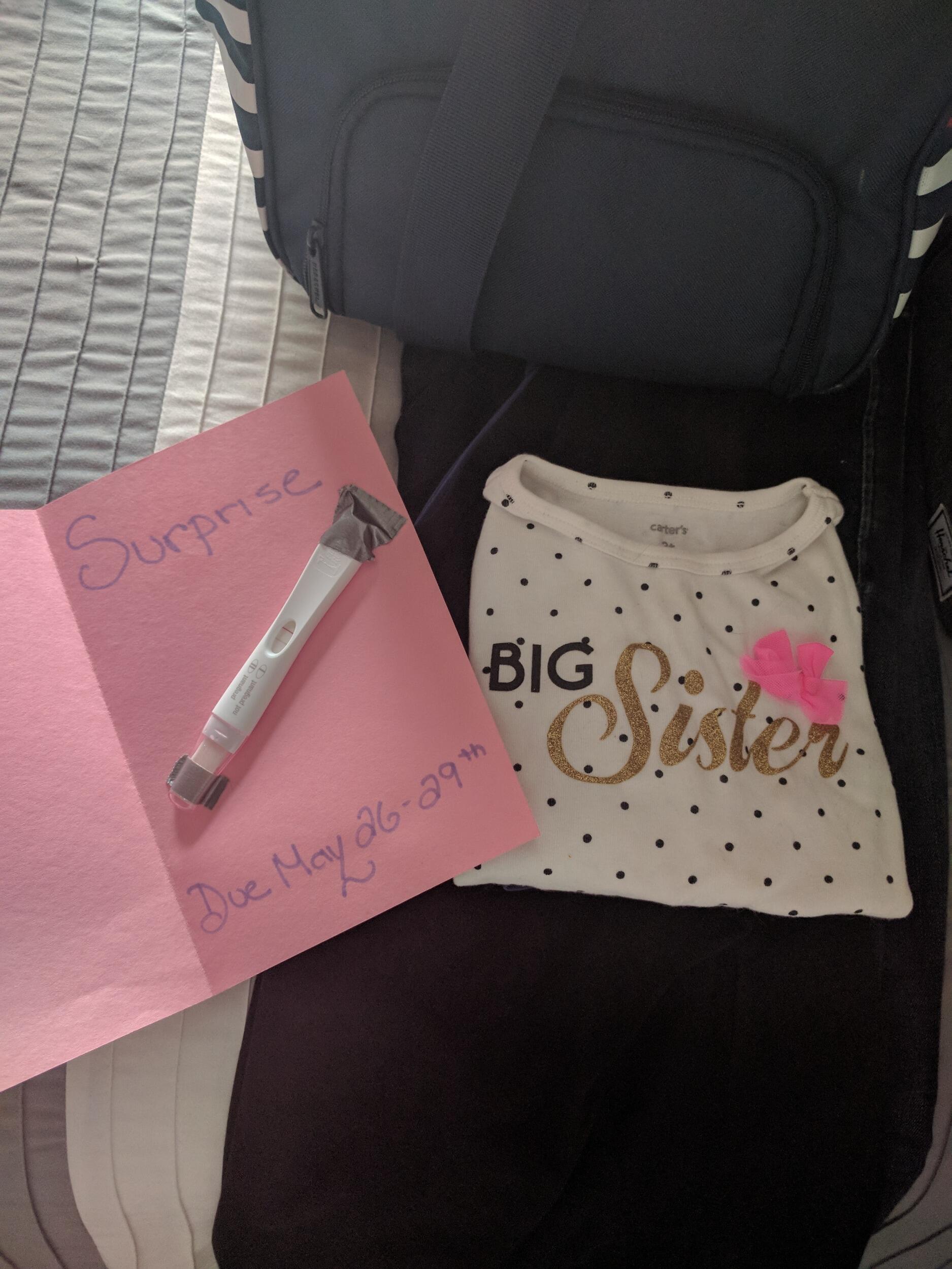 SURPRISE!!! Baby #2 