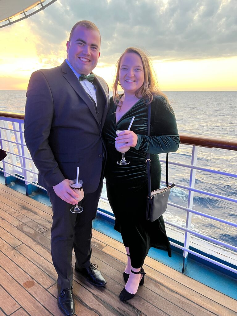 Nick and Kim went on their first cruise together right after moving in together!