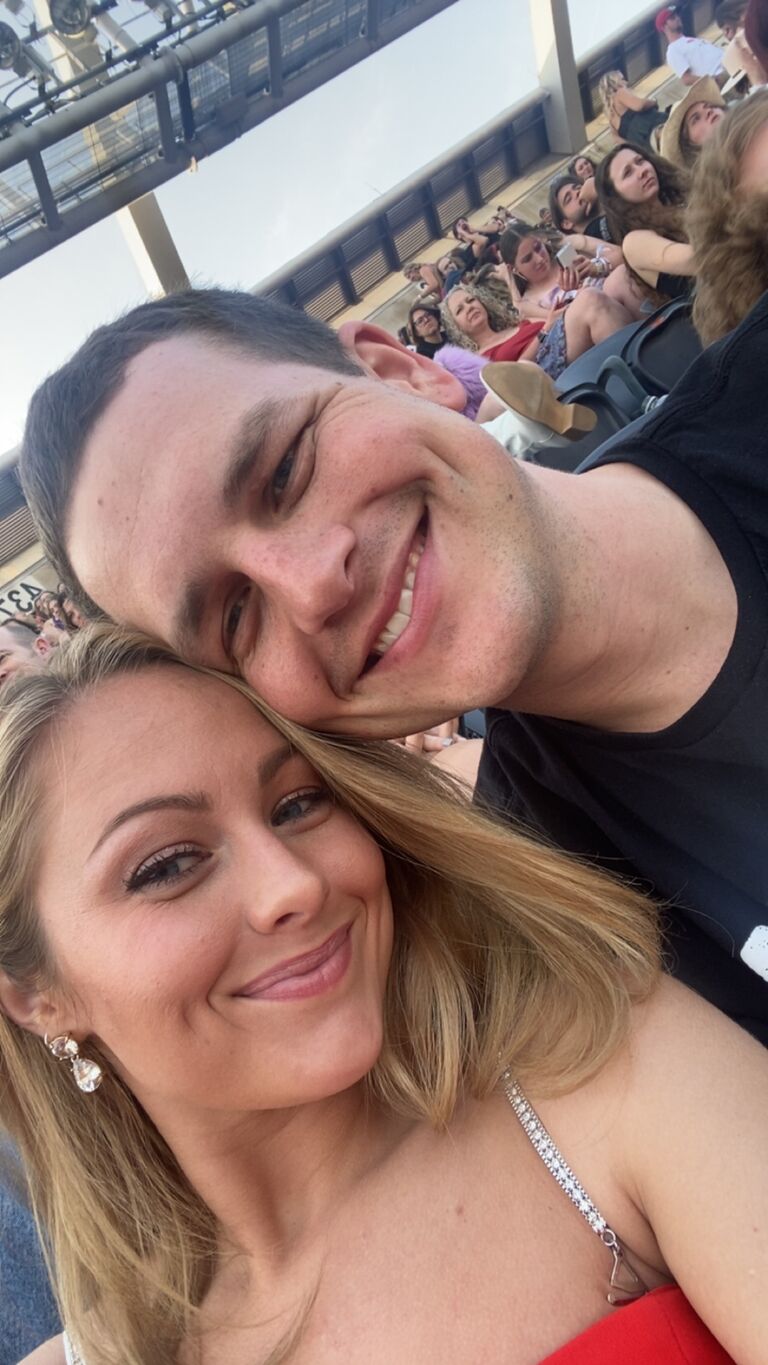 Nick takes Delaney to see the Eras Tour for her birthday in Chicago, IL