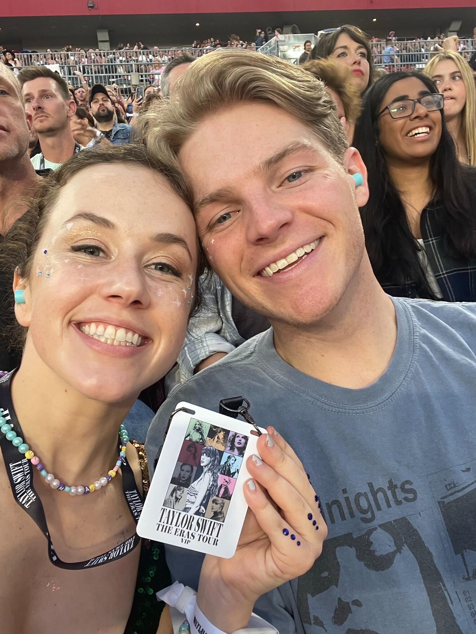 The best day of Garrett and Alex's young lives: the Taylor Swift Eras Tour