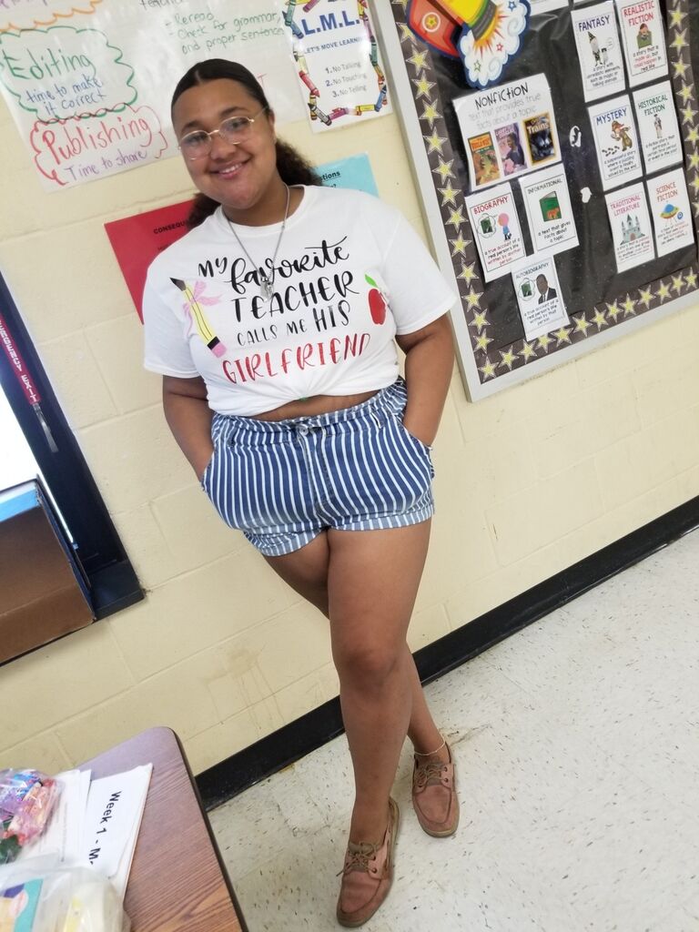The day i officially became his girlfriend! (I was so excited to wear that shirt)