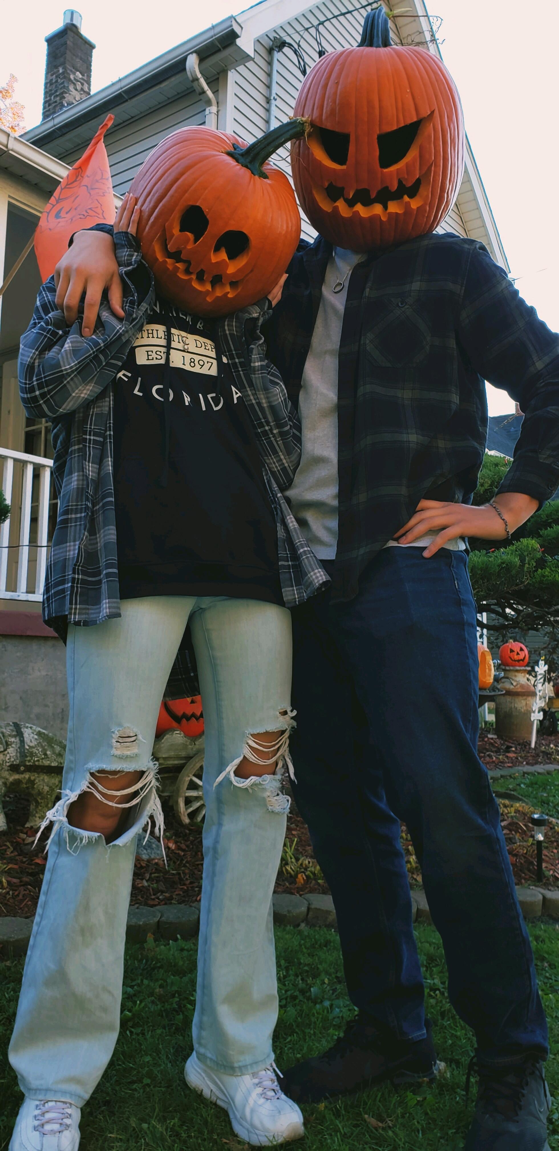 Pumpkin Head photoshoot.