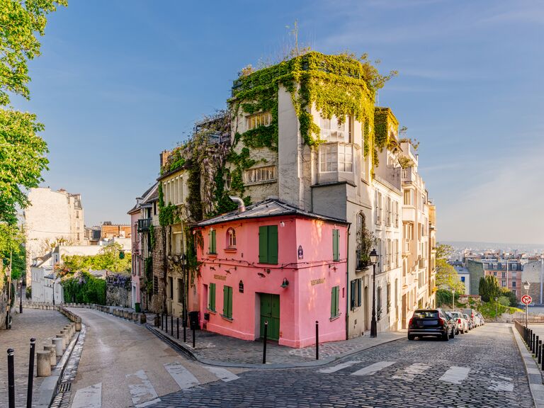 Montmartre district, Paris for your romantic honeymoon