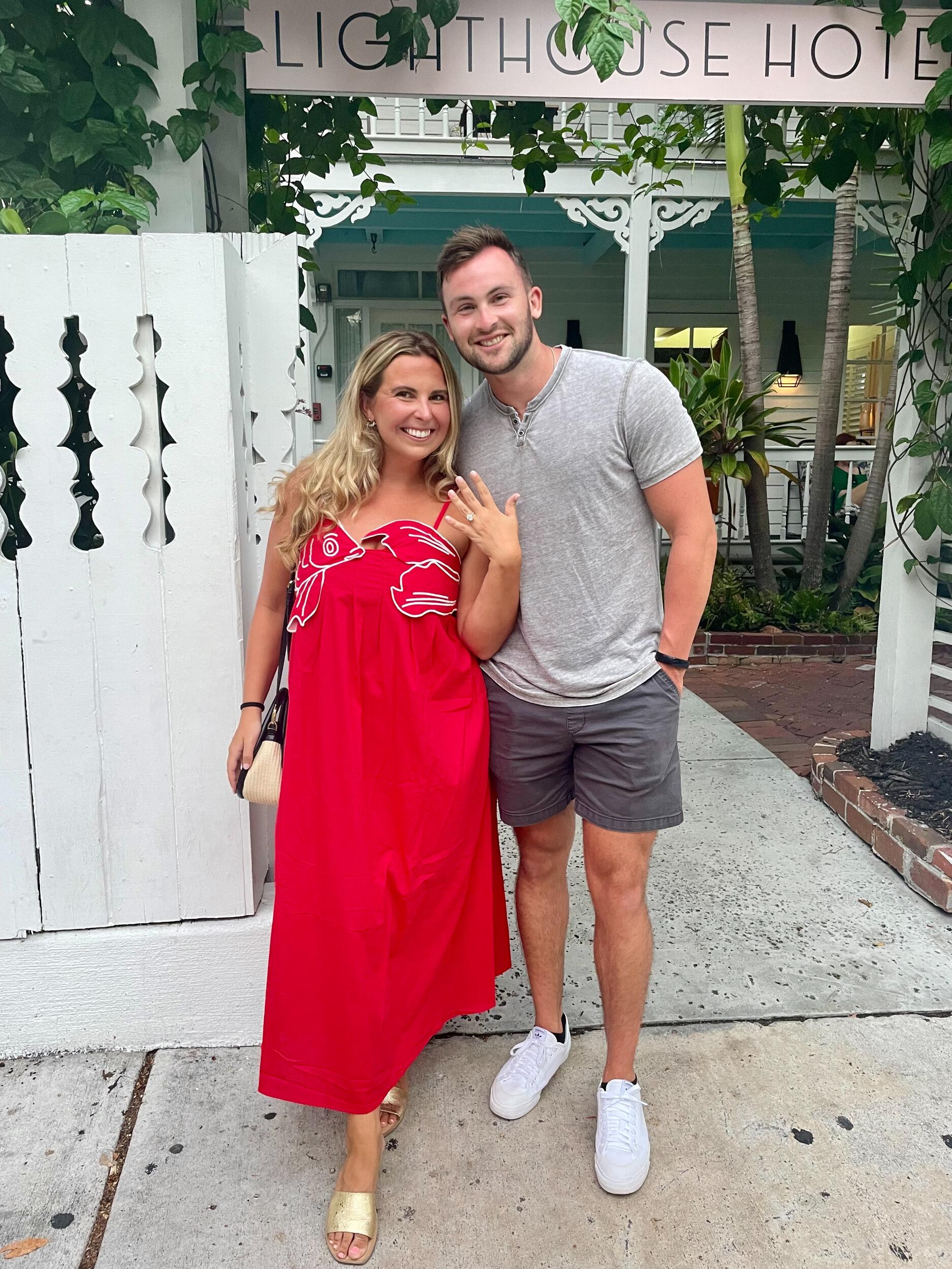 Went on their favorite trip yet! Celebrated 4 years of dating in Key West and ended the trip with an engagement.