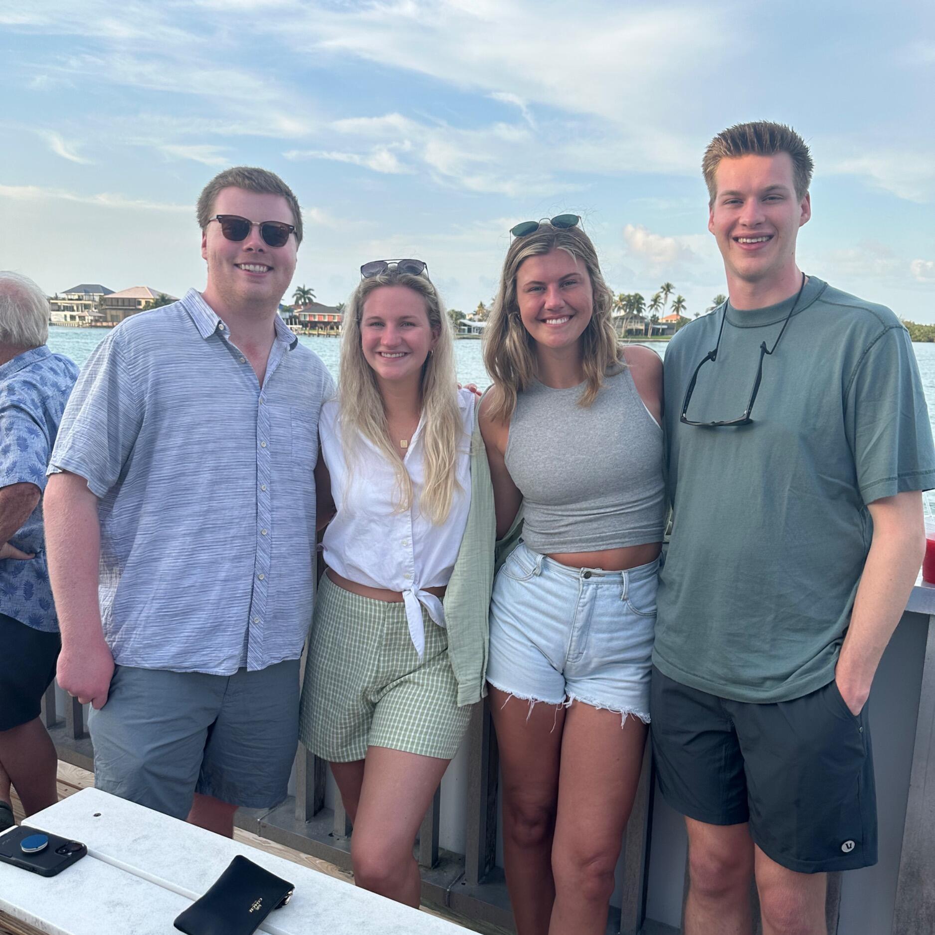 Back to the beach! Visiting cousin Jacob and his wife, Britt, in Florida. 