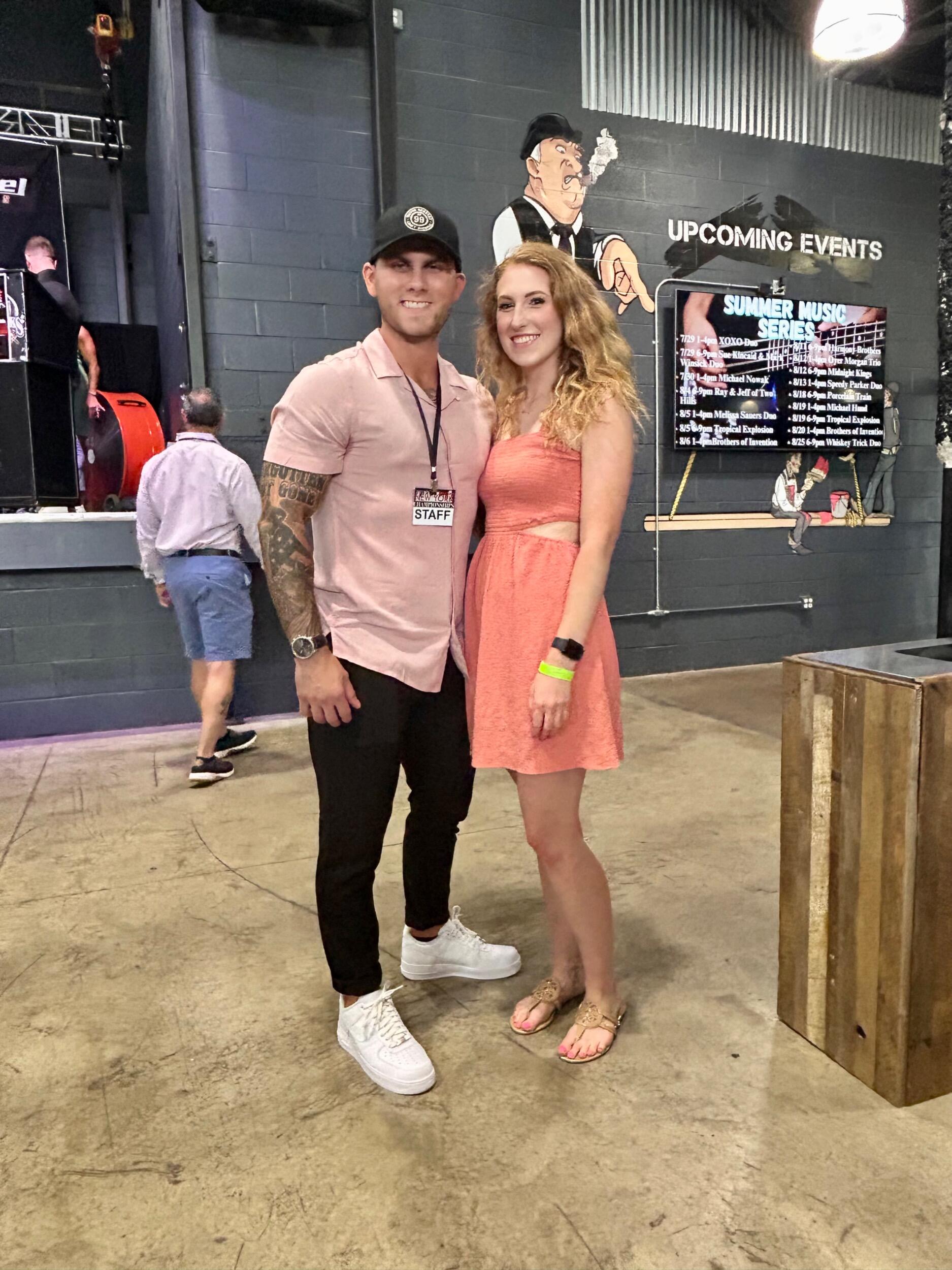 Alexis always make sure that their outfits match whenever they go out together.  Color coordinating for the win. 