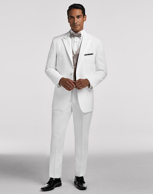 wedding white suit