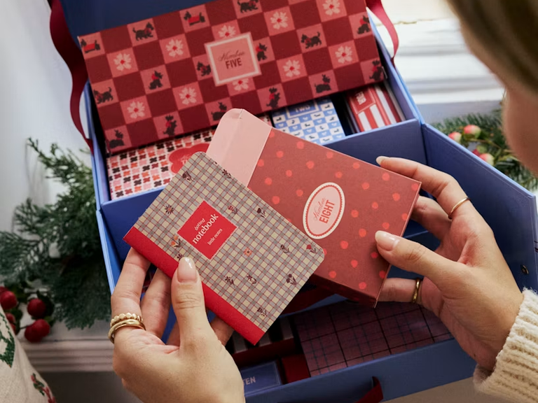 Papier stationery advent calendar for your girlfriend