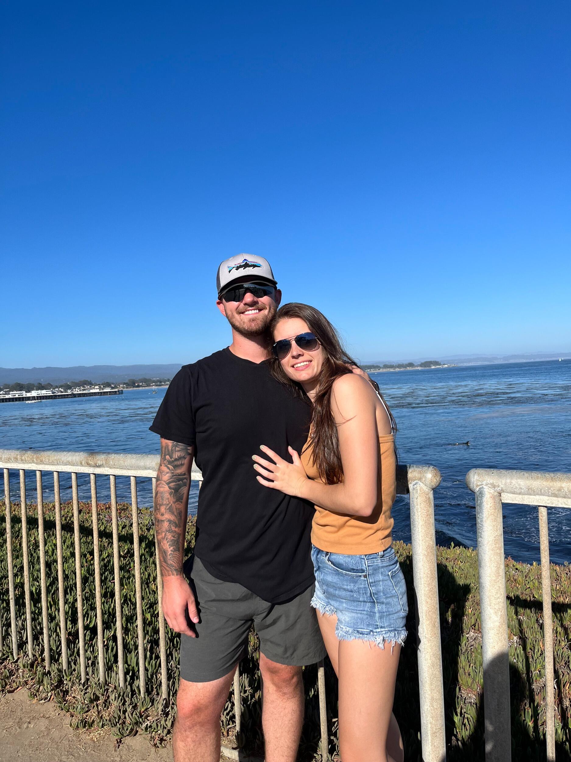 Lizzie took Travis back home to Santa Cruz, Ca!