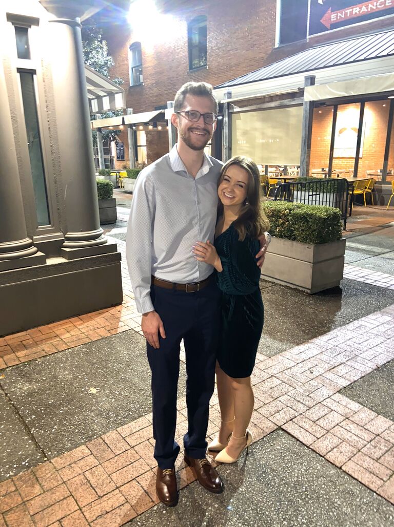 Our first "official" couple photo (that wasn't a selfie).