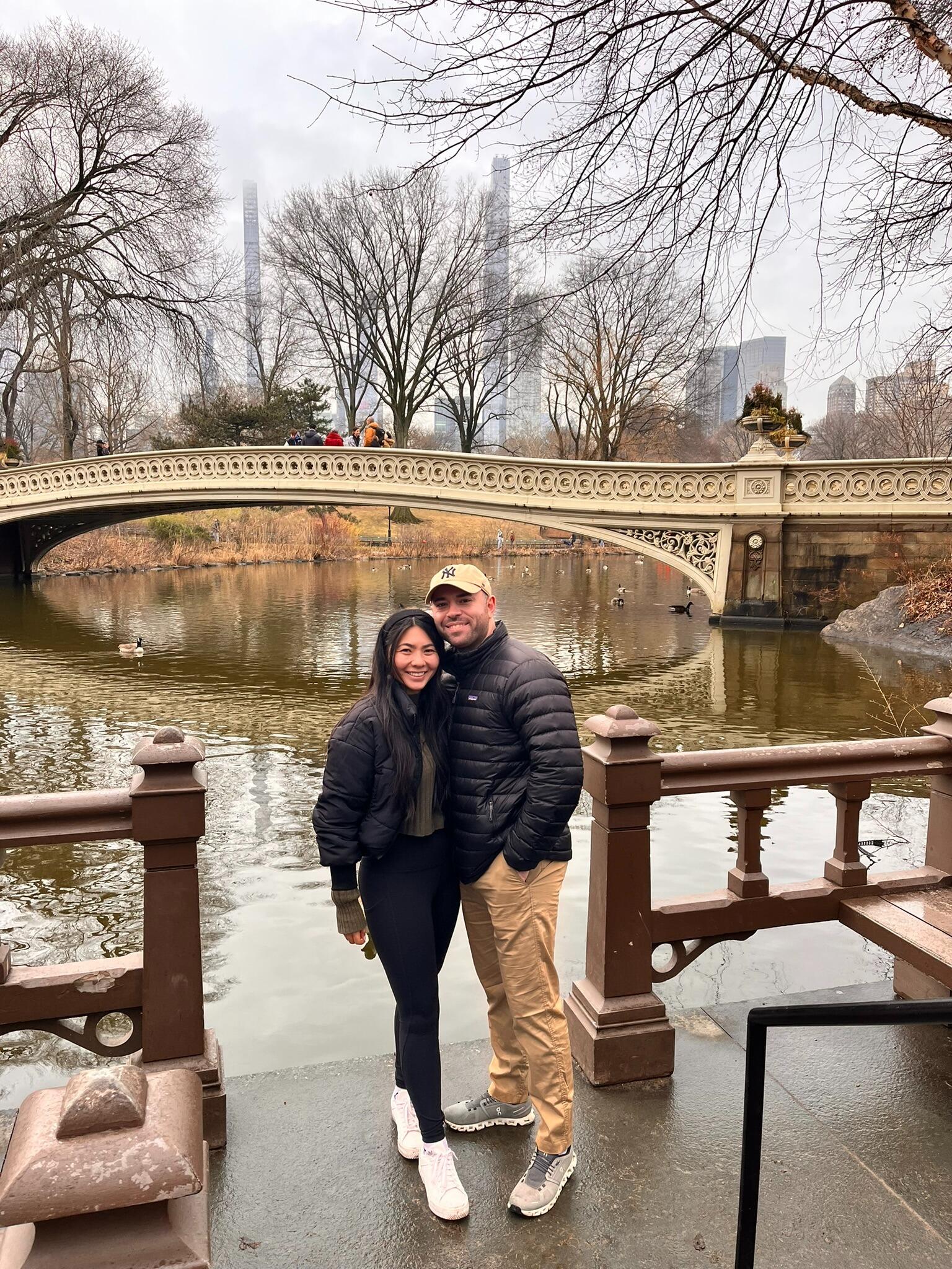 First photo together as fiancées! 