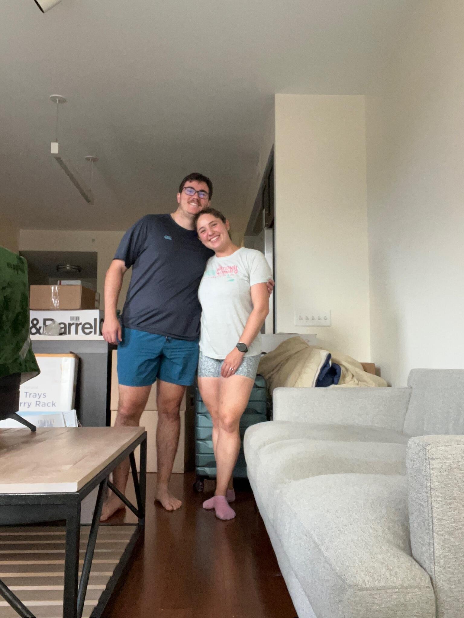Move in day in our first shared apartment!