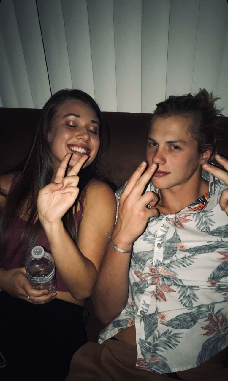 Michael and Mackenzie's first photo together :) Long story short they were introduced to each other by a mutual friend at JMU as both were involved in the Christian ministry, InterVarsity. 