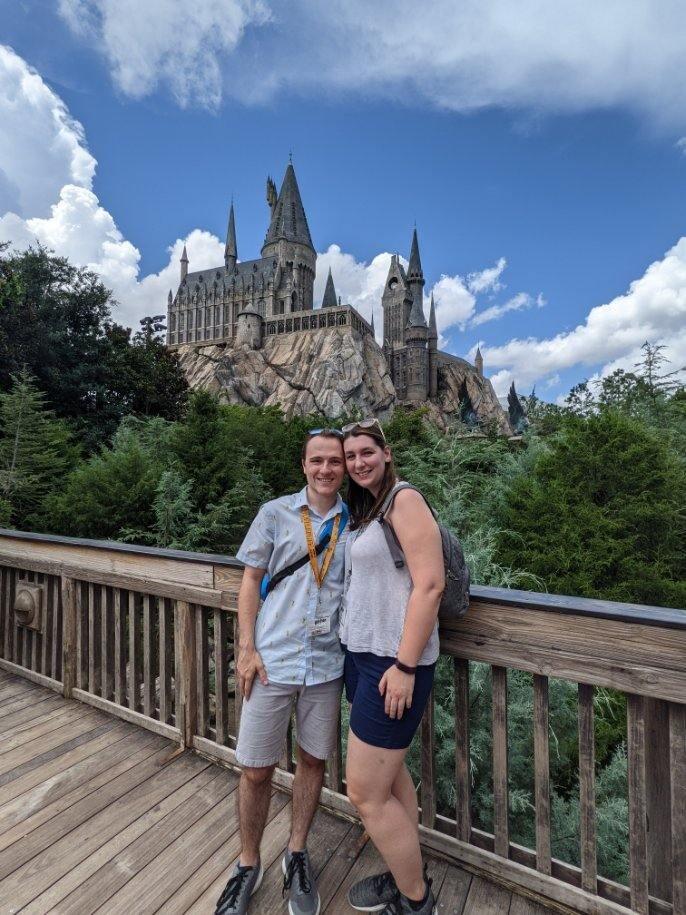 Marissa lowkey almost ruined the proposal plan by asking John if they could take a picture in front of the castle before he was ready to take a picture in front of the castle but everything turned out fine. 