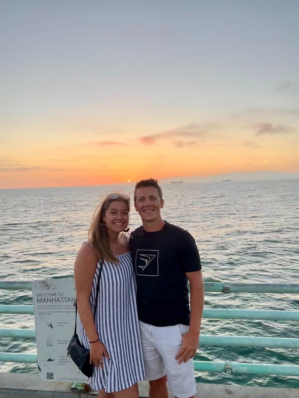 We took our first trip together! We went to California and got to share our love for sushi and relax at the beach! 