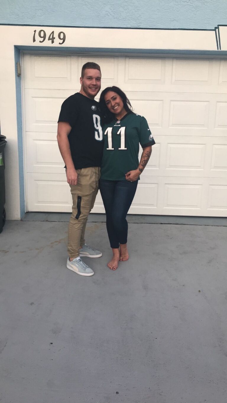 This was the day the Eagles won the super bowl! Andrew learned how crazy philly fans are !