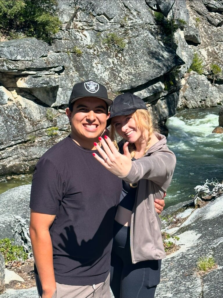 Joey proposed in Yosemite national park.
