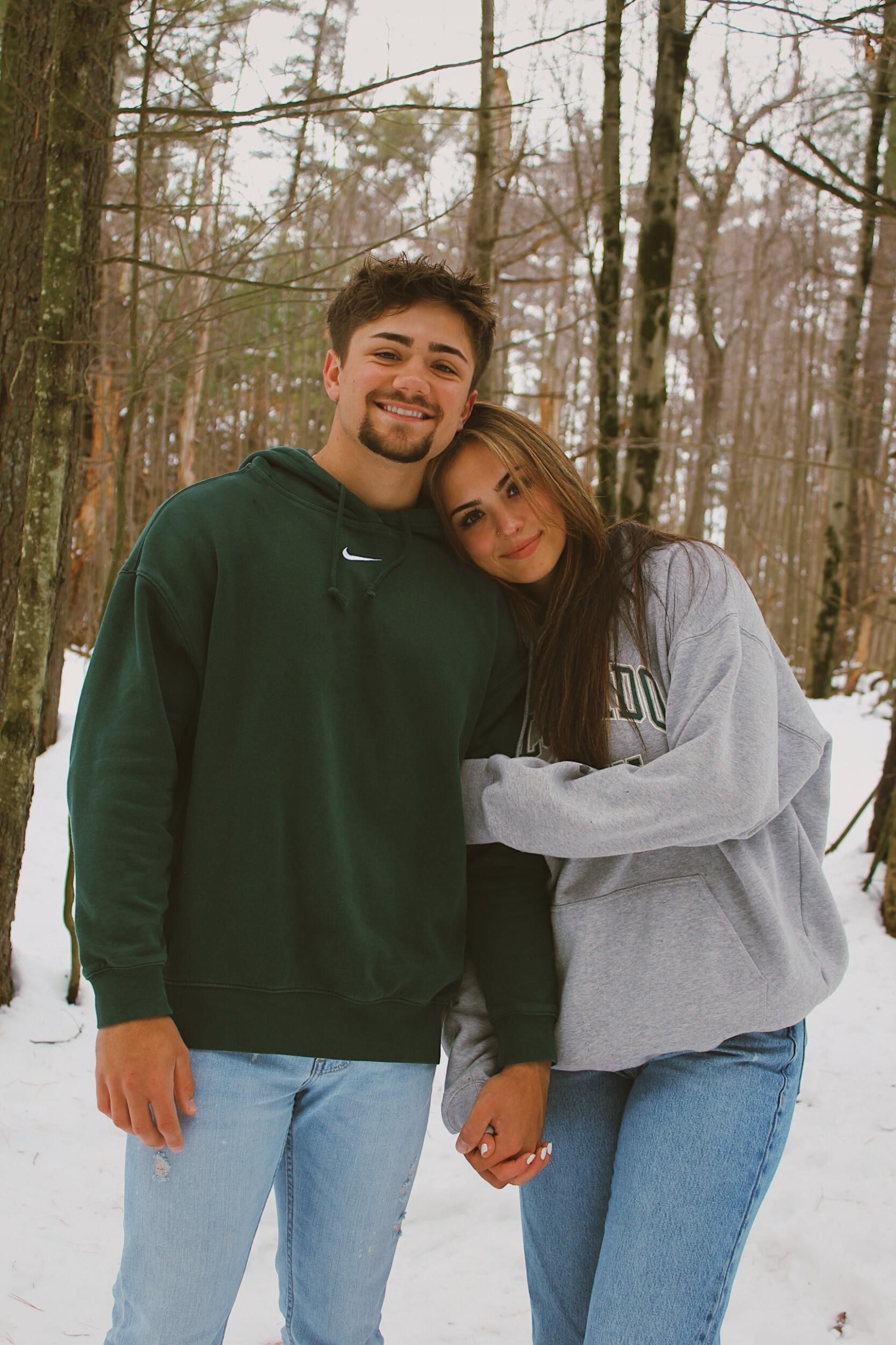 Celebrated our second anniversary! Austin's a trooper for always taking pictures with Jada- he knows it makes her happy :)