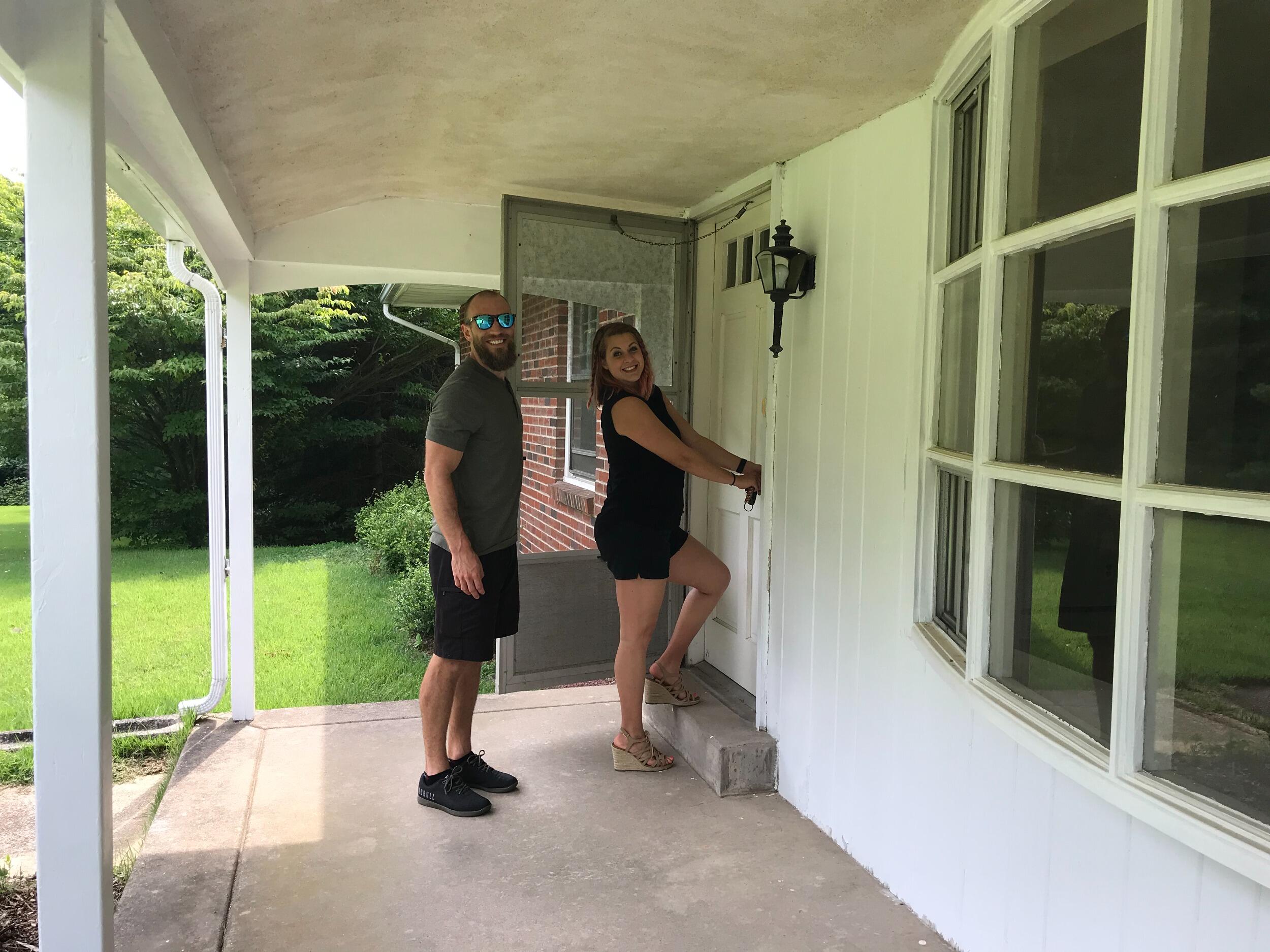  Their first home together!