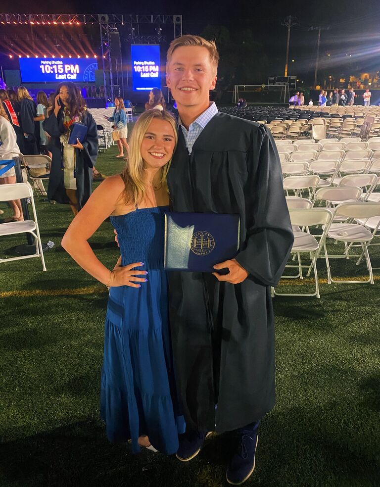 Simon graduates college!! Woohoo! ... and then signs up for his MBA lol 