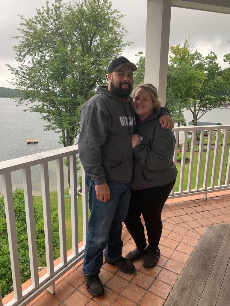 First 4th of July together- lake winni