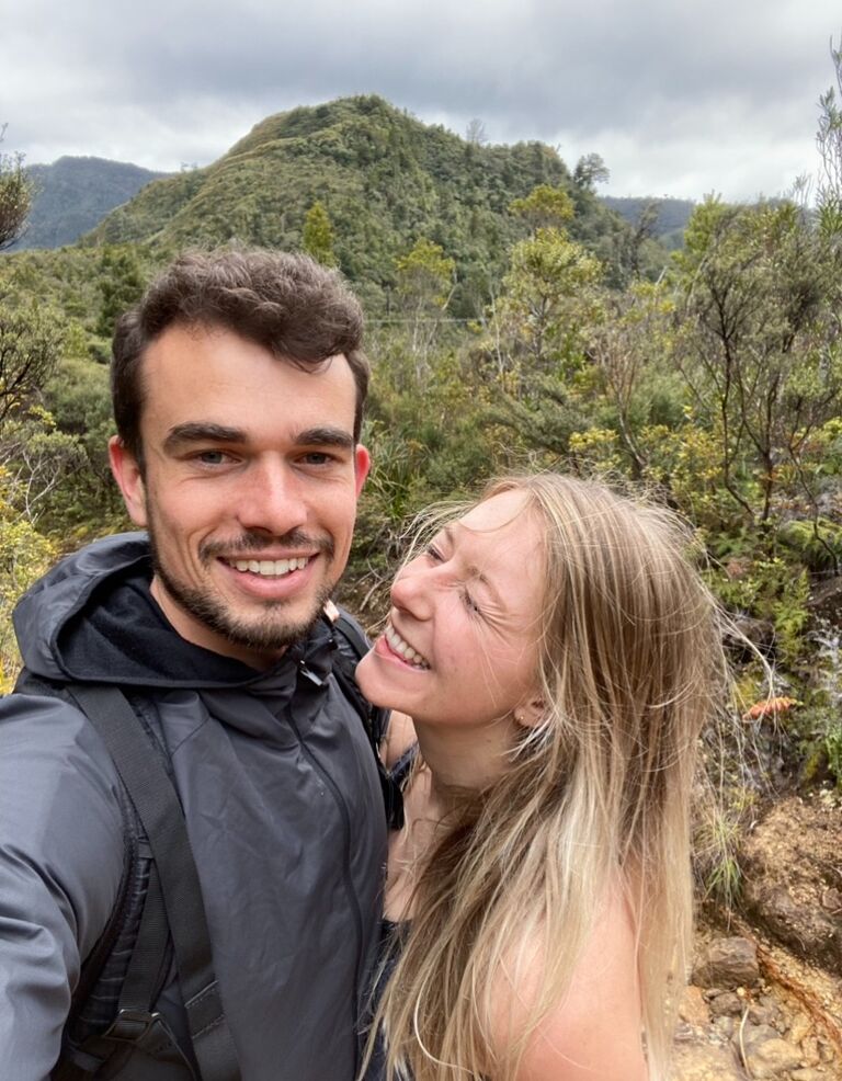 We hiked the Pinnacles in the Coromandel, with lots of laughs.