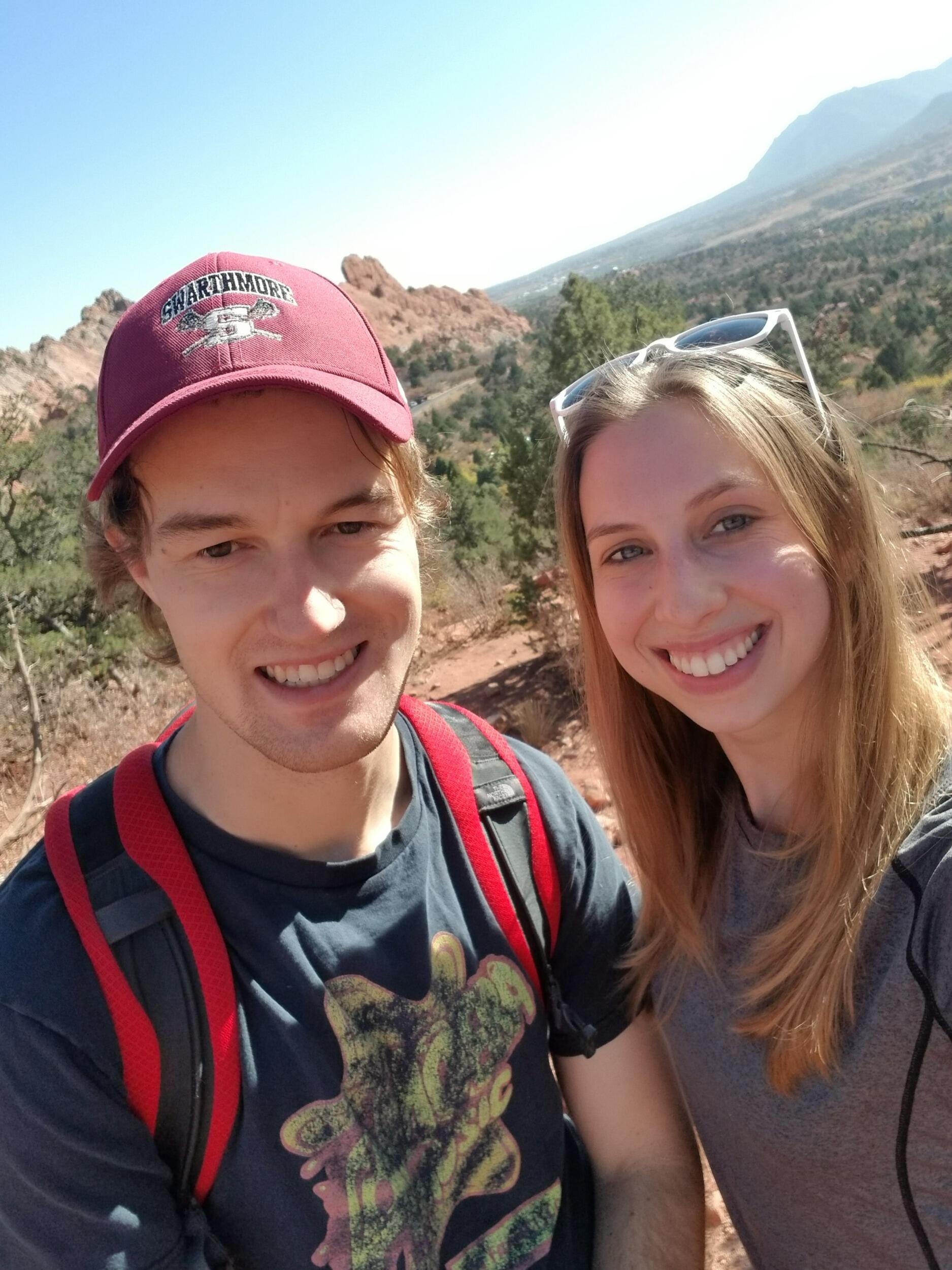 Colorado Springs hike after Sarah's first ever work trip.