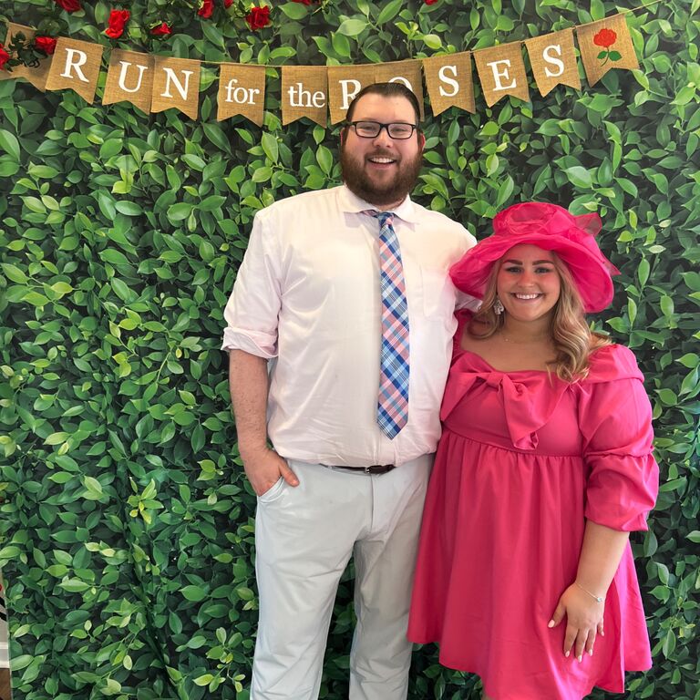 We hosted our first Kentucky Derby party at our house. 