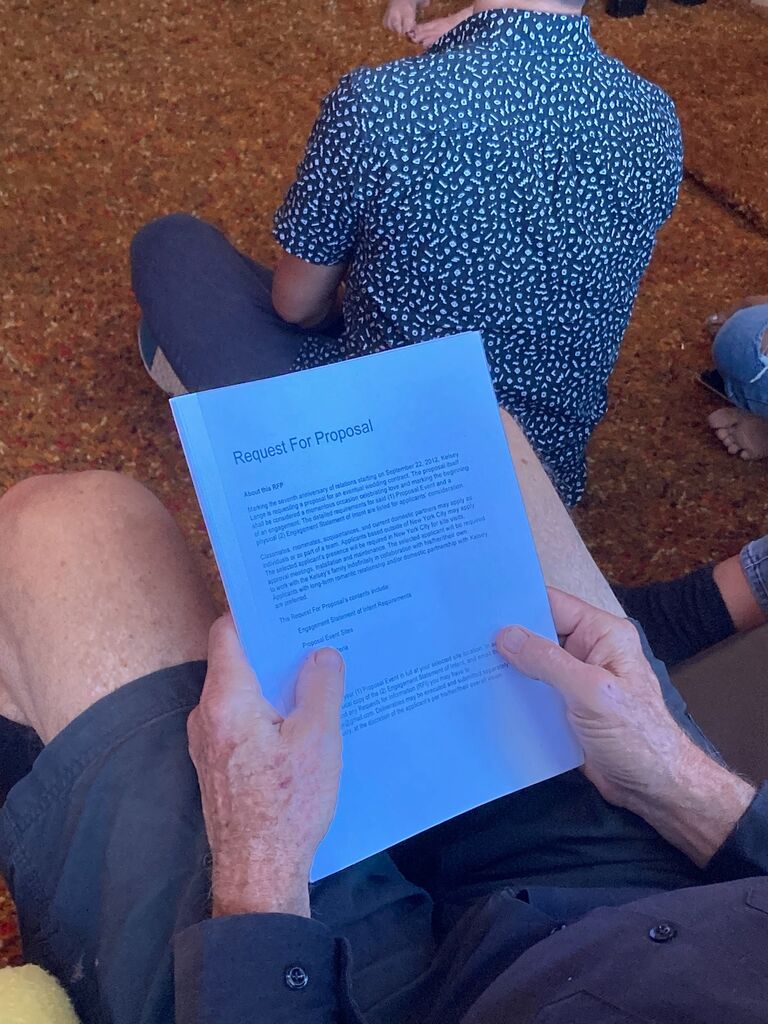 Kelsey issued Matthew a Request for Proposal (RFP - open to public submittal).