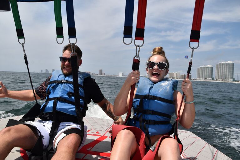 Parasailing in the gulf! 