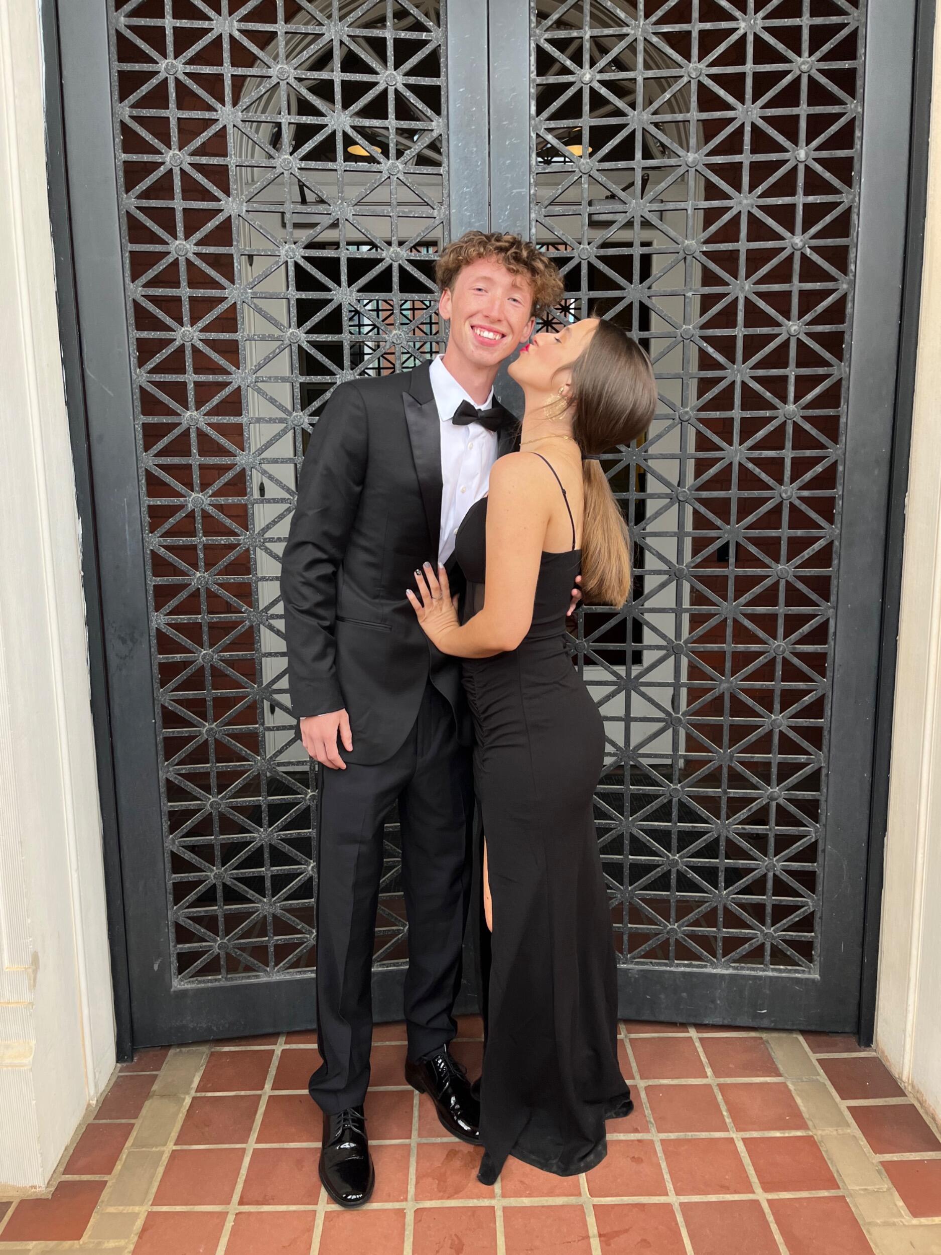 The couple danced the night away at the Delta Zeta Formal!