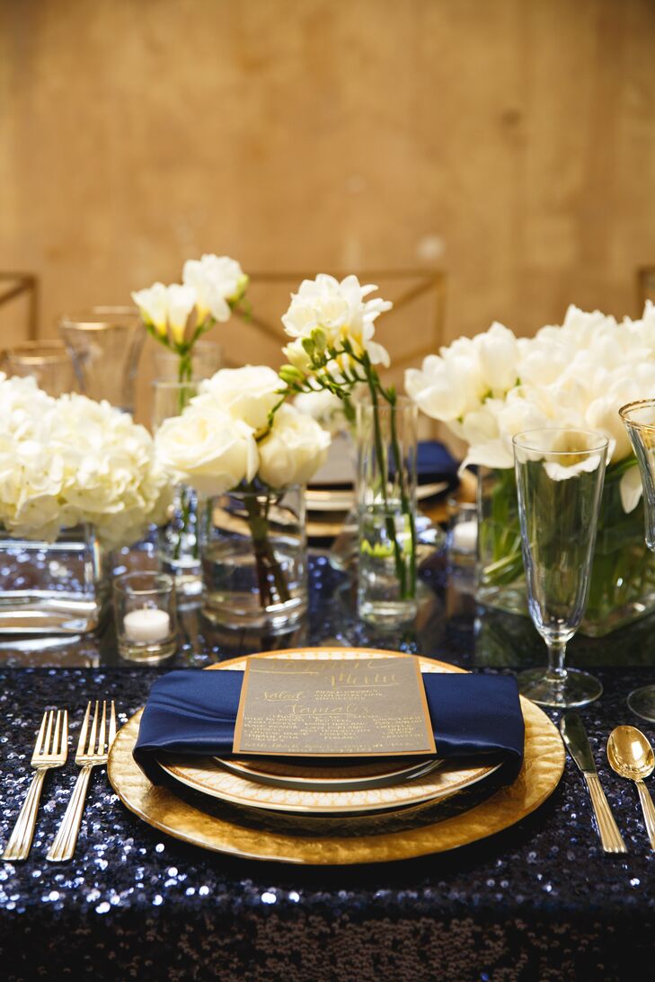 Jewel-Toned Wedding Dining Table Set