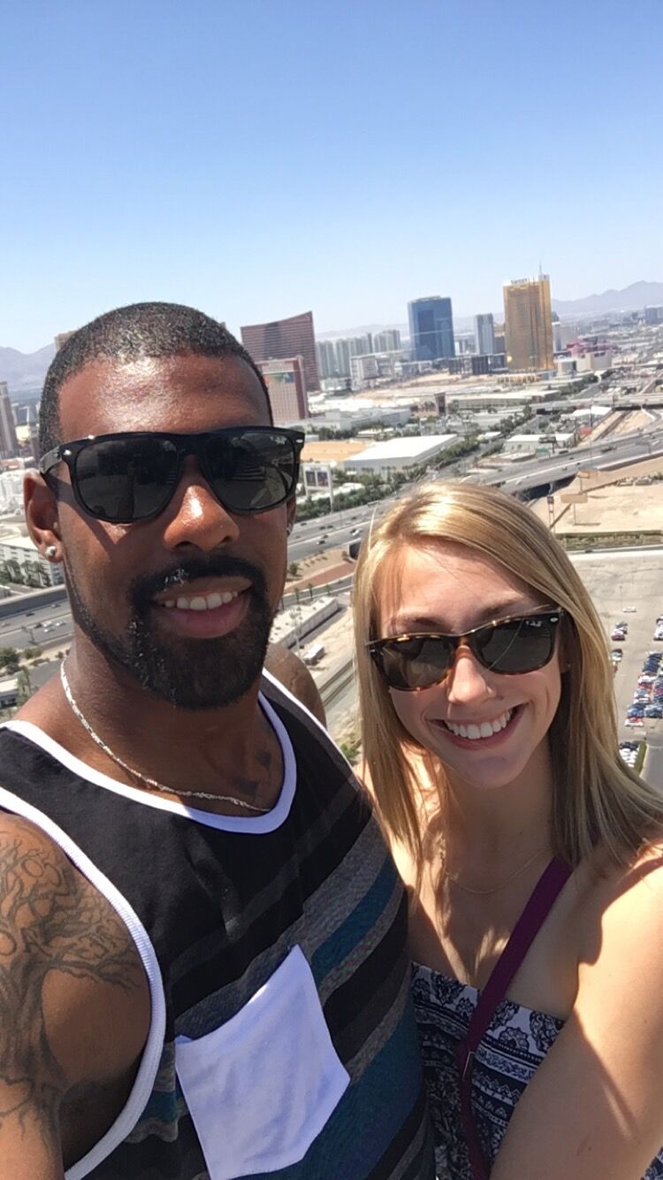 Las Vegas! About to go on a Zipline on the Rio hotel!