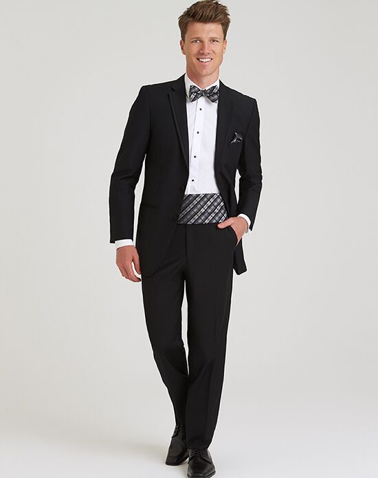 Allure Men Ultra Black Wedding Tuxedo | The Knot