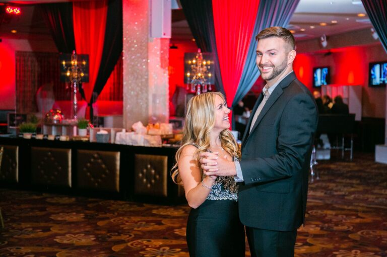 In January, Corey had his bar mitzvah! They had a very romantic rest of the winter! They went to a nice dinner for Valentine's Day, the Hofstra Barrister's Ball