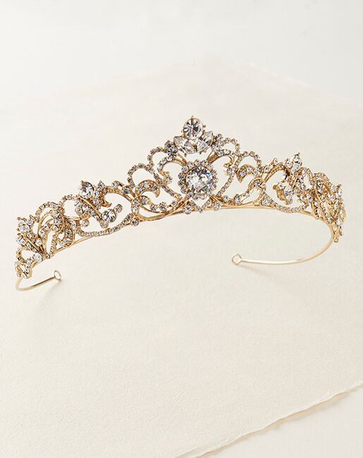 Dareth Colburn Elizabeth Rhinestone Crown (TI-3157) Wedding Tiara | The ...