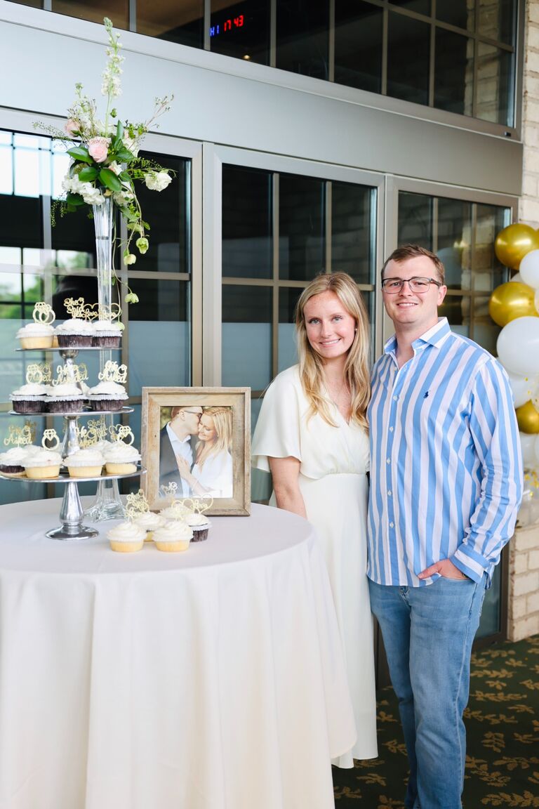 We celebrated our engagement with family and friends.