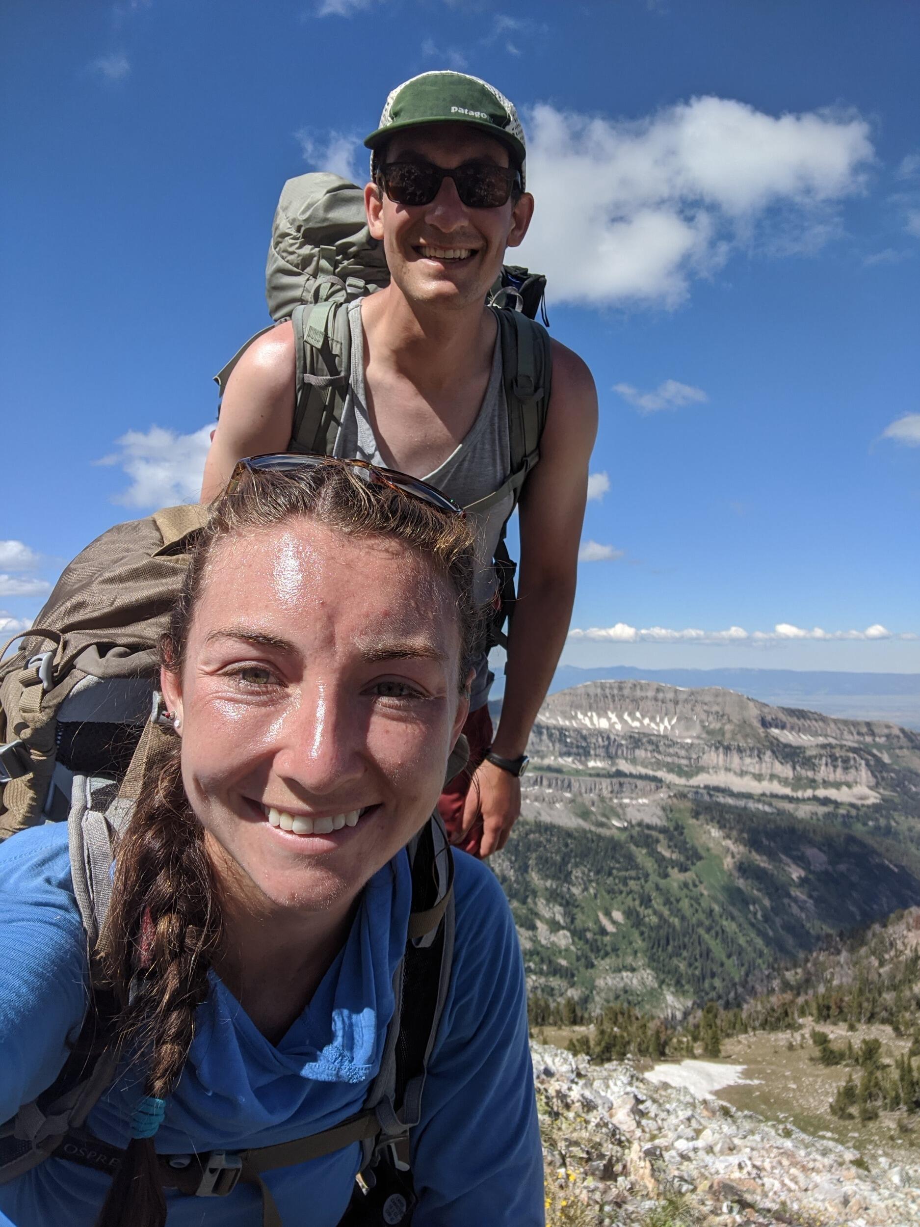 Hannah (again) spent the summer in Driggs, ID working and Sam was able to visit (again) for a back pack trip up to Granit Basin Lakes and Little's Peak.