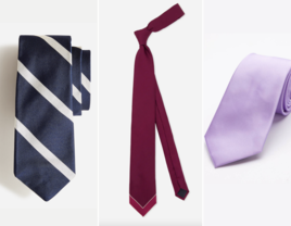 Three groomsmen tie ideas