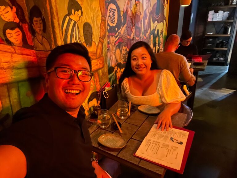 Celebrating the launch of our first business!