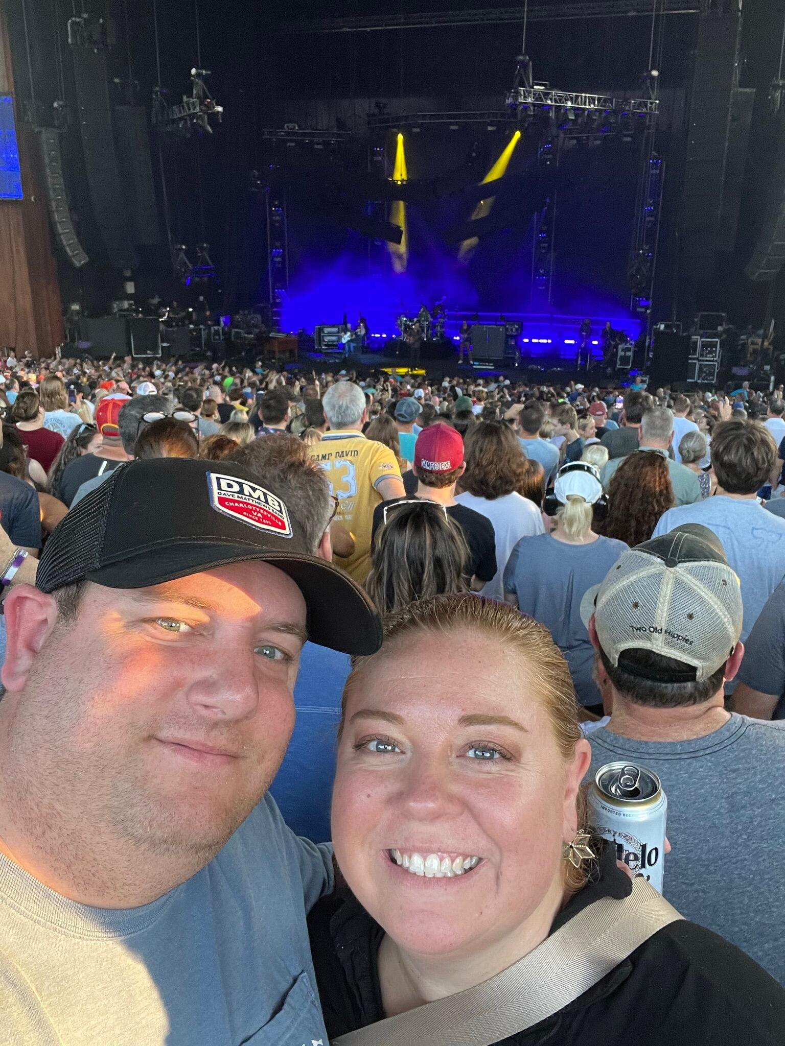 Back at it in Merriweather to see Dave Matthews Band.