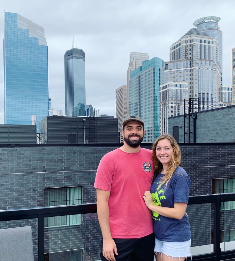 After graduation Jeremy got a job in Minneapolis and moved up to the land of 10,000 lakes!