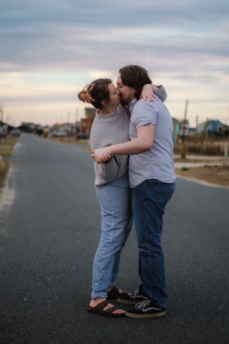 Celebrating our 4th anniversary at the beach