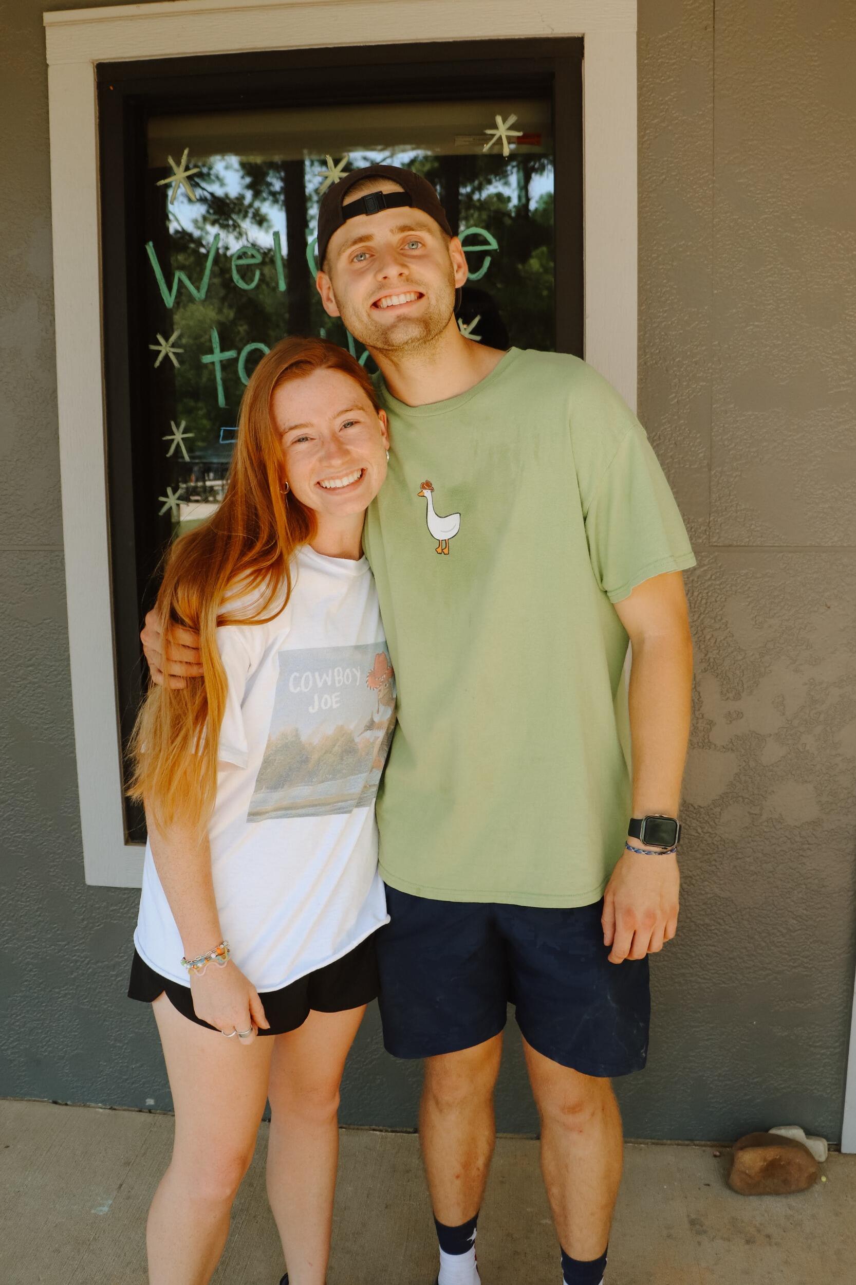 Dating at camp was a good and challenging thing, but also a huge blessing to be co-laborers for the gospel! They made it official July 19, 2023 (funny story: Cait got sick the night John asked her to be his girlfriend, then he got sick the next week, then after that they BOTH got pink eye, LOL). 