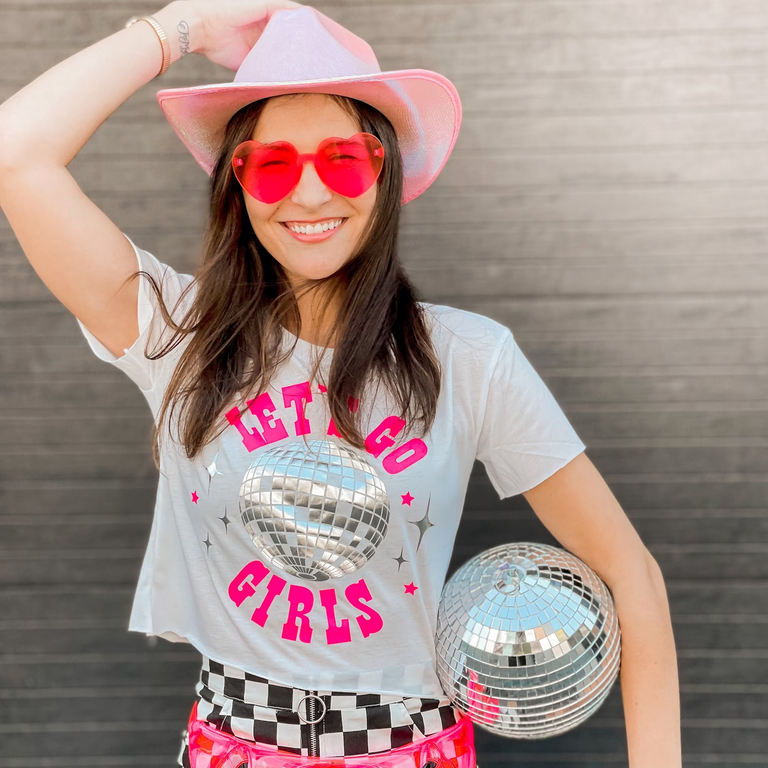 Disco cowgirl t-shirts for the best bach party outfit